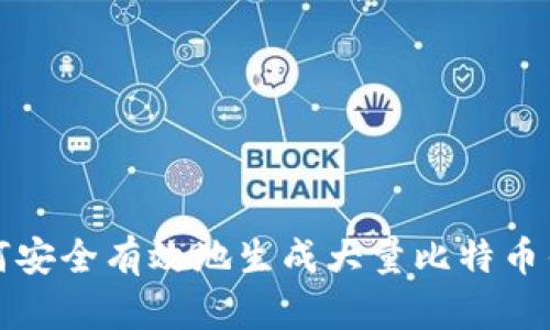 如何安全有效地生成大量比特币钱包